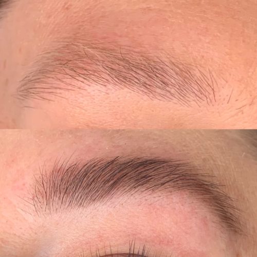 Henna before and after henna brow